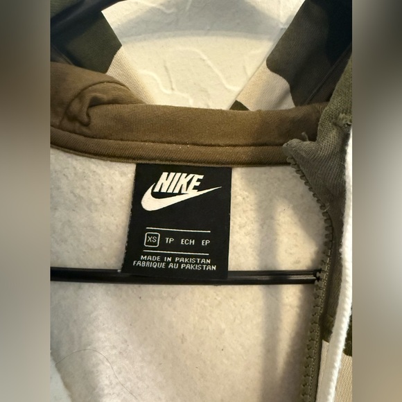 Nike Sportswear NSW Mens Club Fleece Camo Full-Zip Hoodie -Size XS 36-40 in - Picture 3 of 3